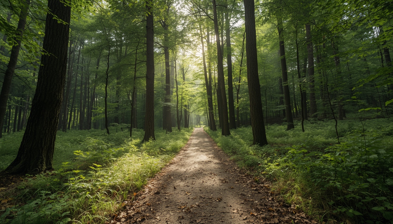 Seasonal trail for morning groups
